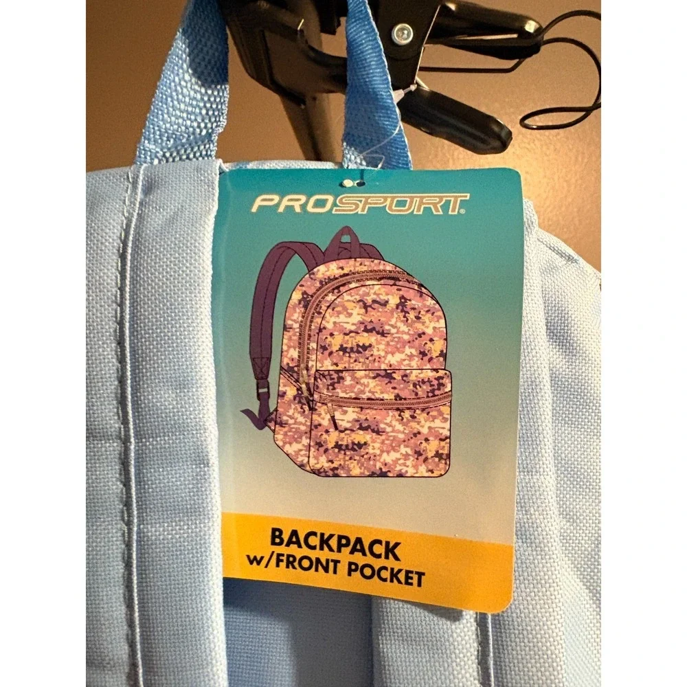 Back to School Backpack - ProSport Backpack with Front Pocket, Side Mesh Pockets